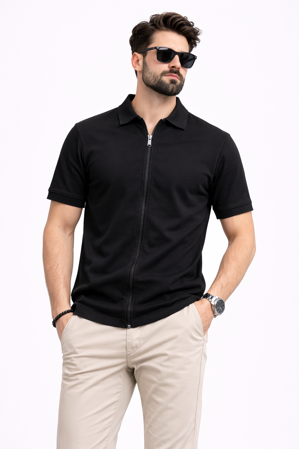 FULL ZIPPER POLO PACK OF 2