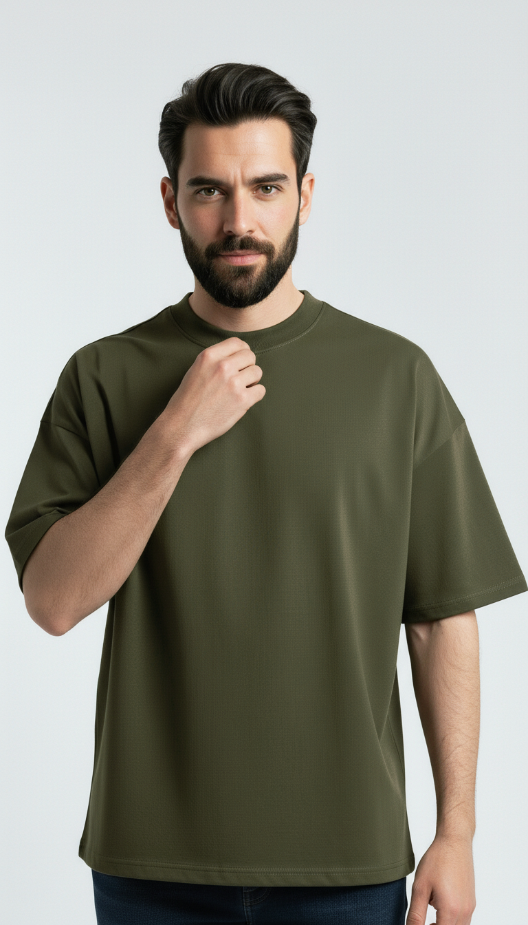 OLIVE GREEN TEE