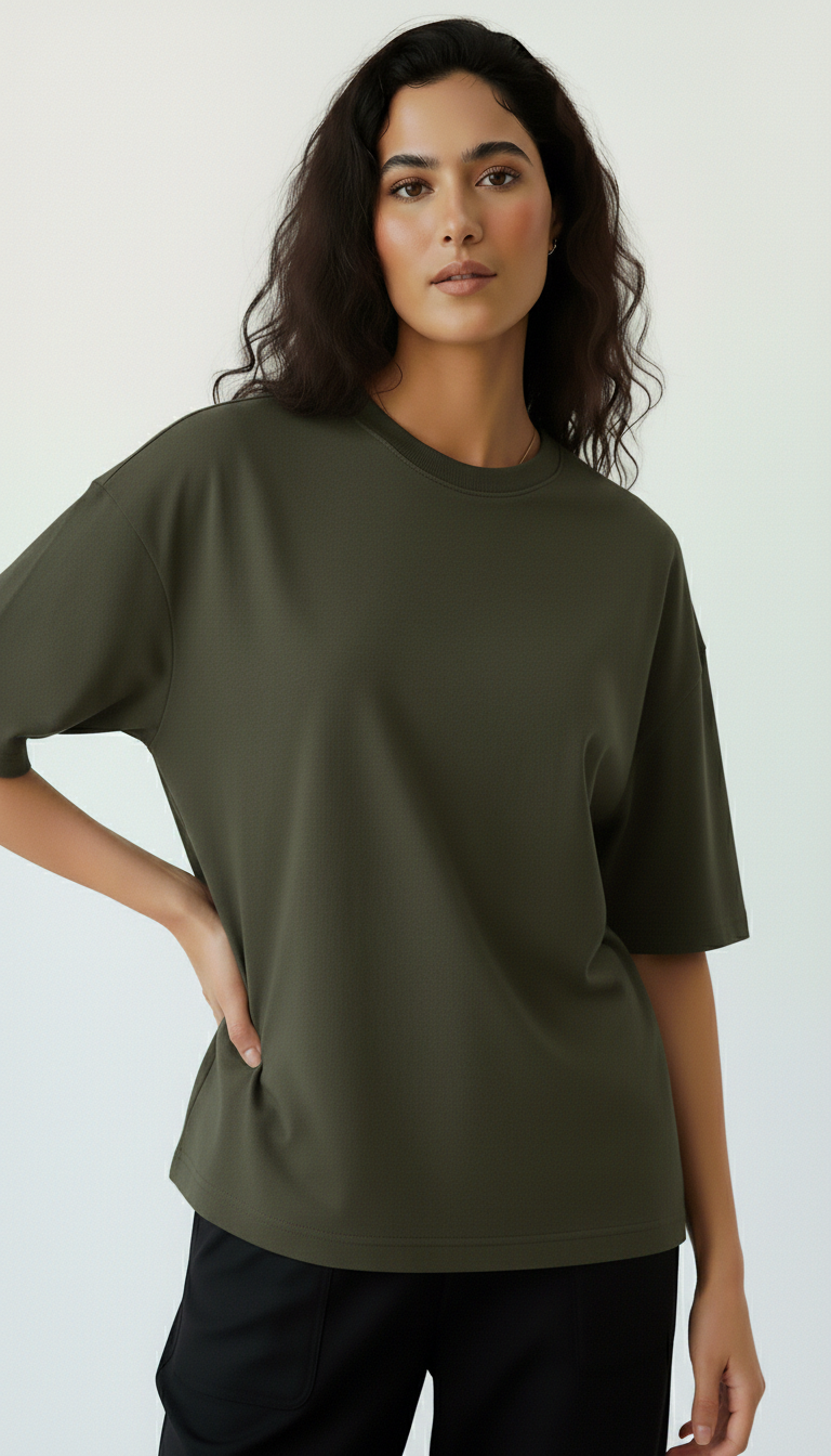 OLIVE GREEN TEE