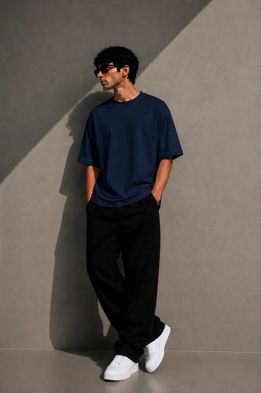 NAVY- OVERSIZED