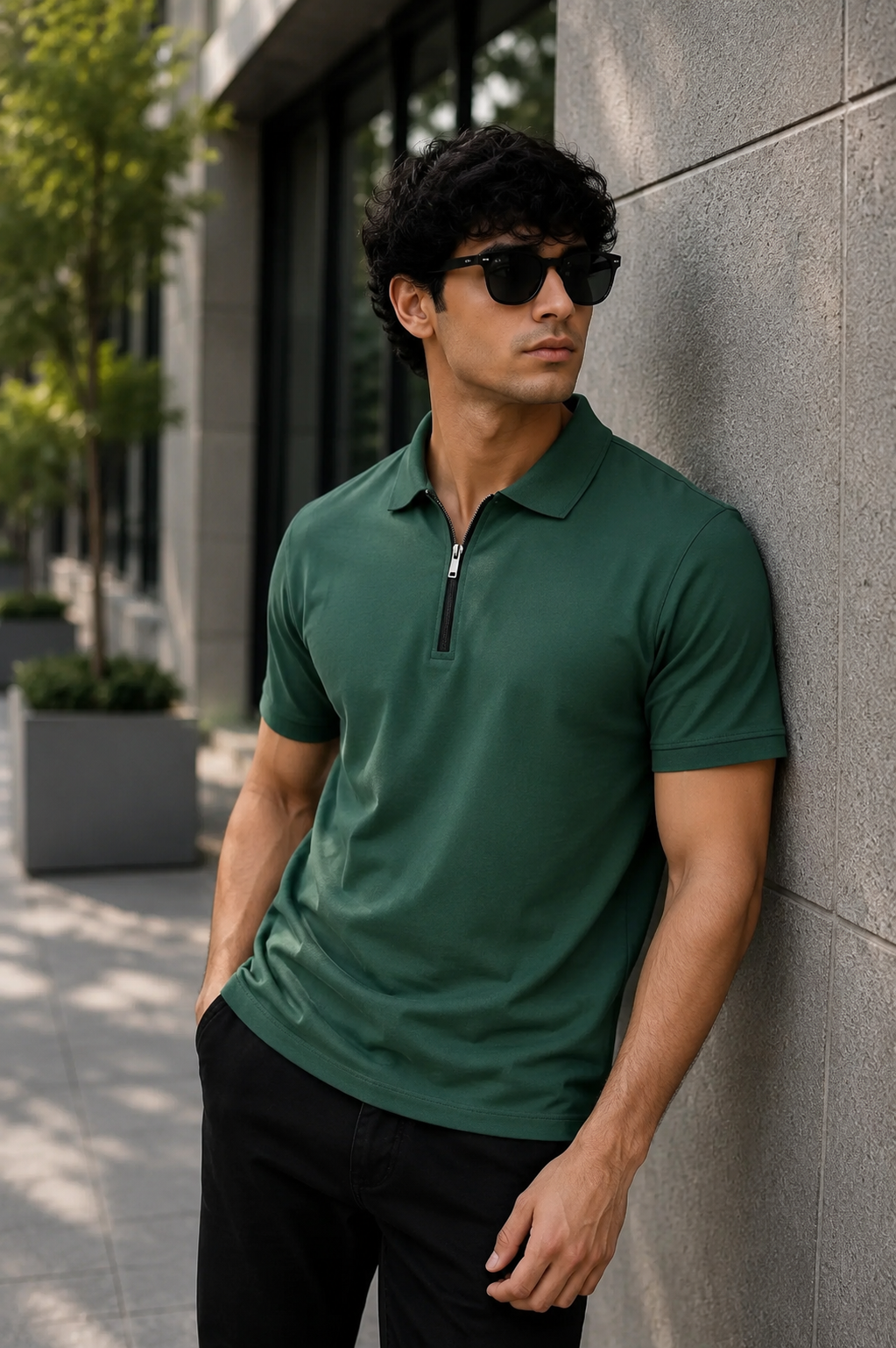 EXCLUSIVE- GREEN ZIPPER