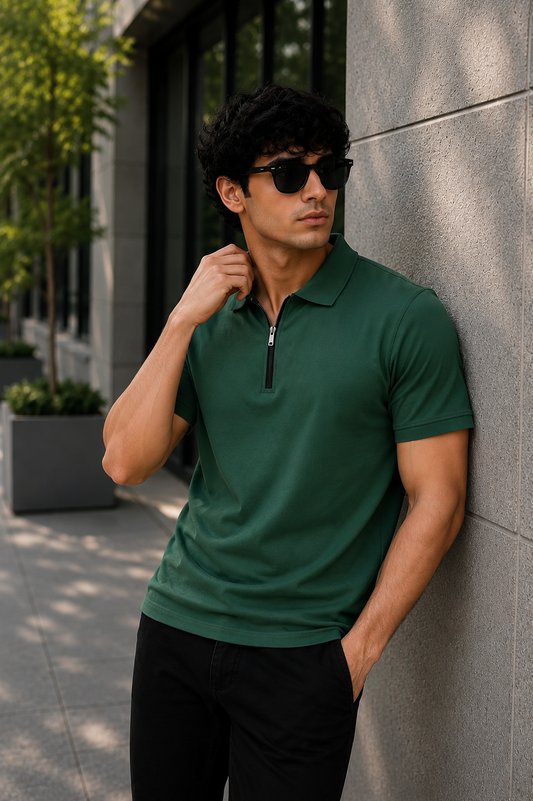 EXCLUSIVE- GREEN ZIPPER