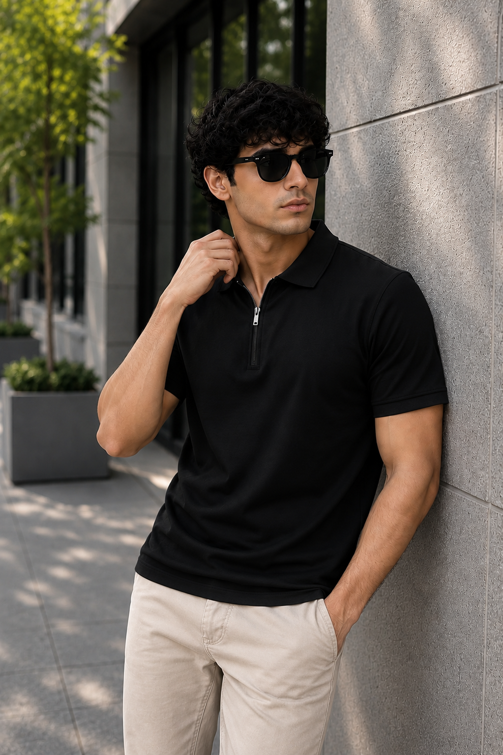 EXCUSIVE- BLACK ZIPPER