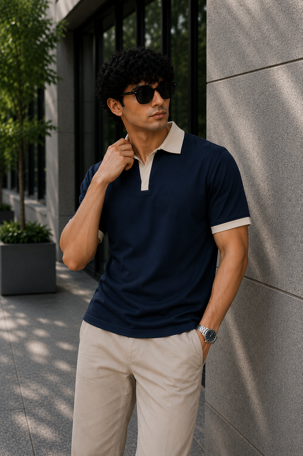 THE HERITAGE POLO NAVY BLUE