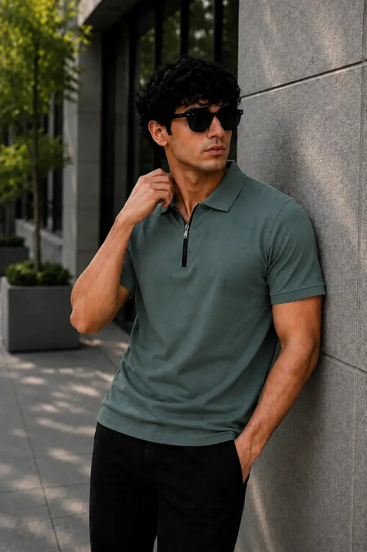 EXCLUSIVE- GREEN ZIPPER