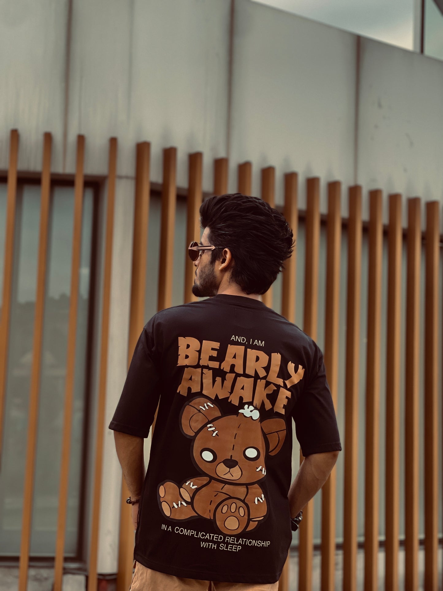 SLEEPING BEAR DROP TEE