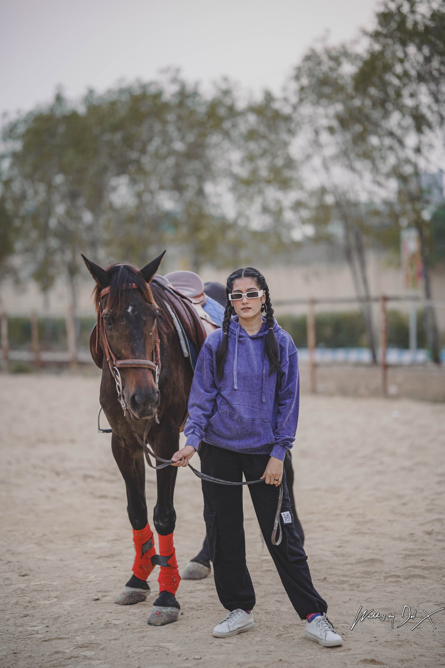 HOT PURPLE OVERSIZED PULLOVER