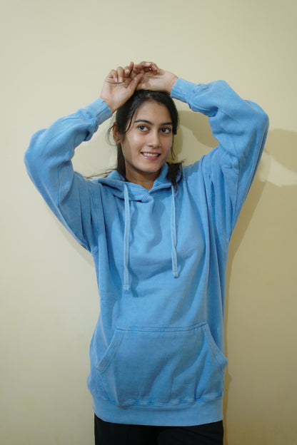 SKY BLUE OVERSIZED PULLOVER