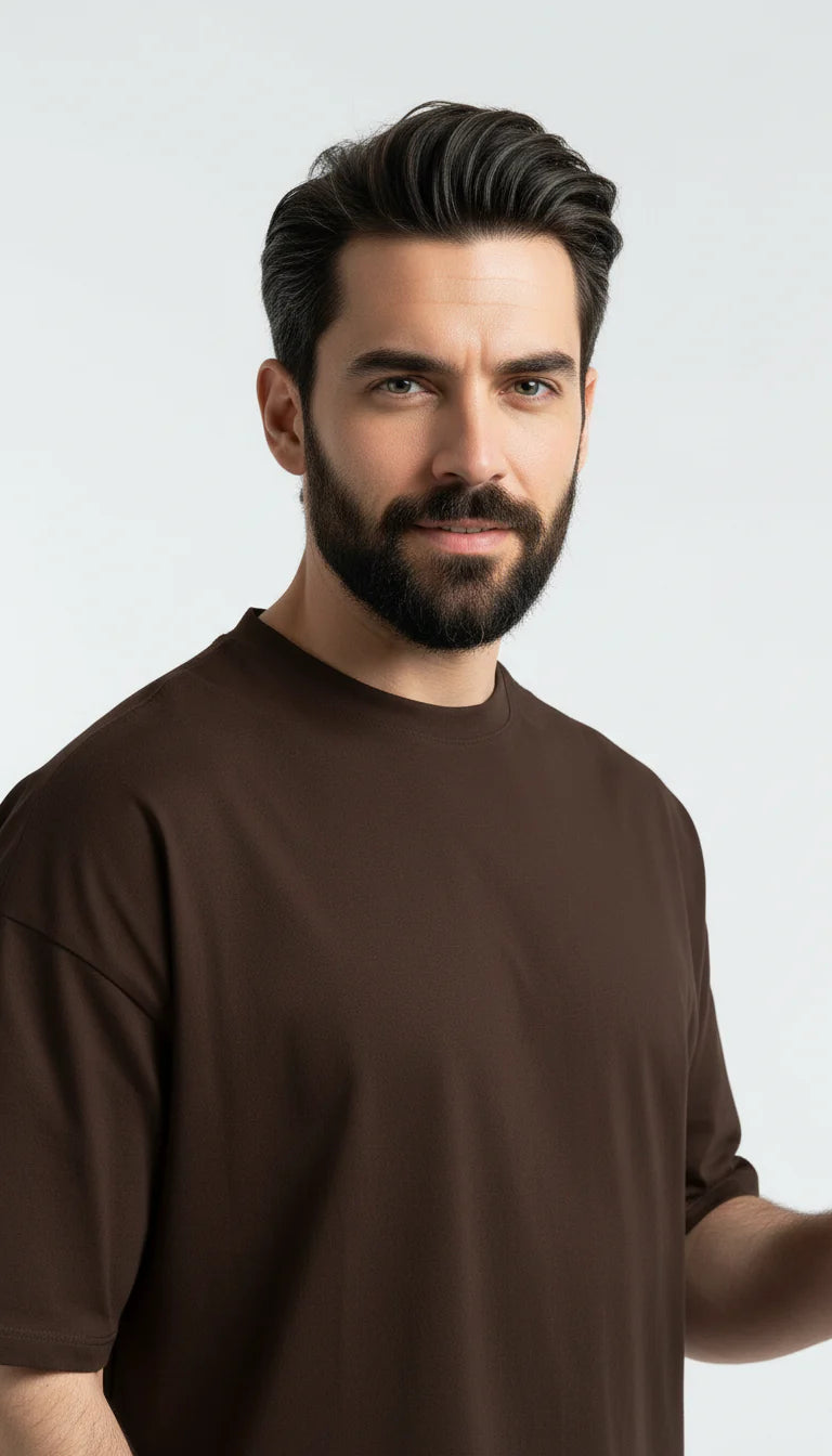 BROWN TEE
