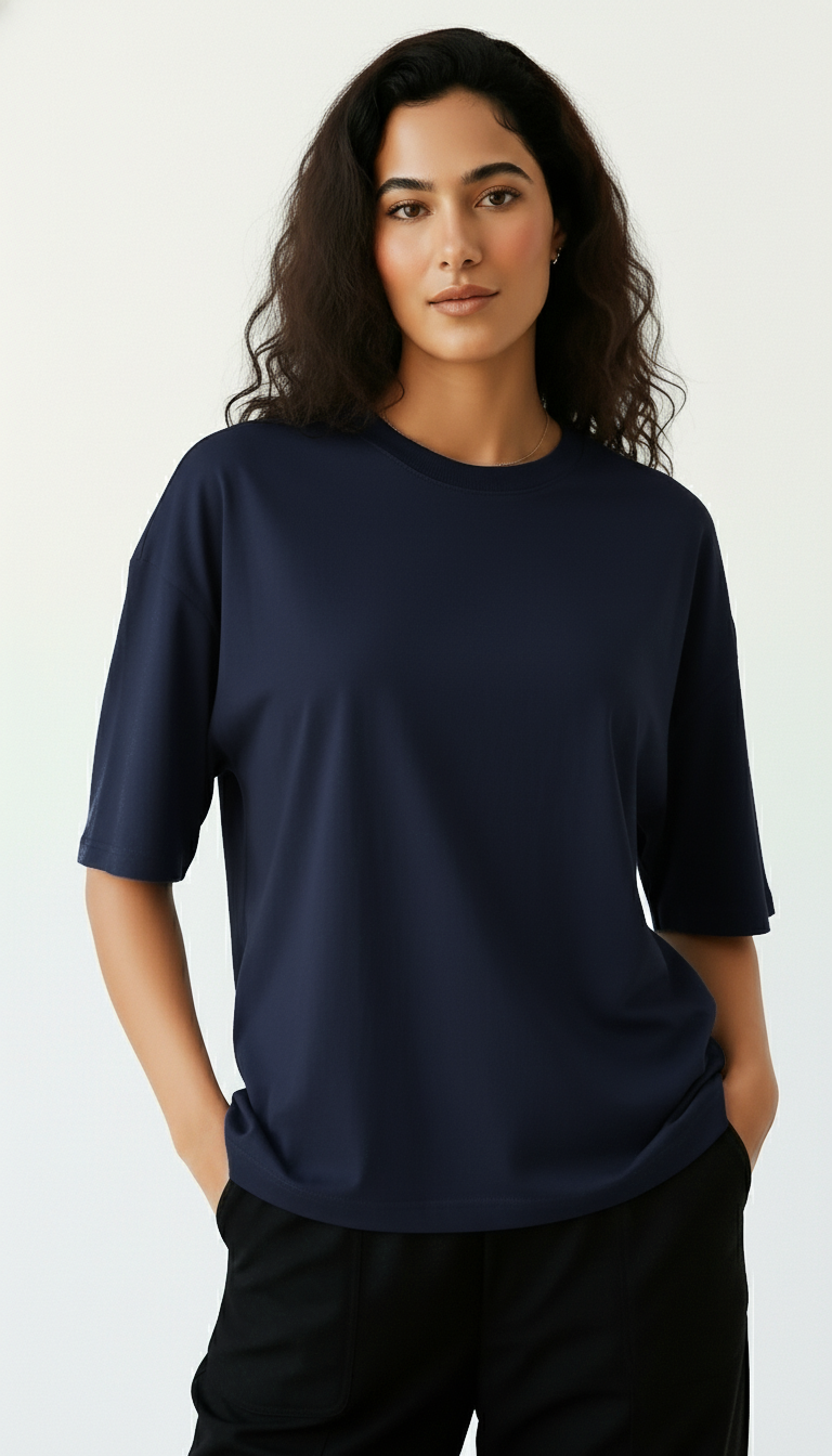 NAVY BLUE TEE
