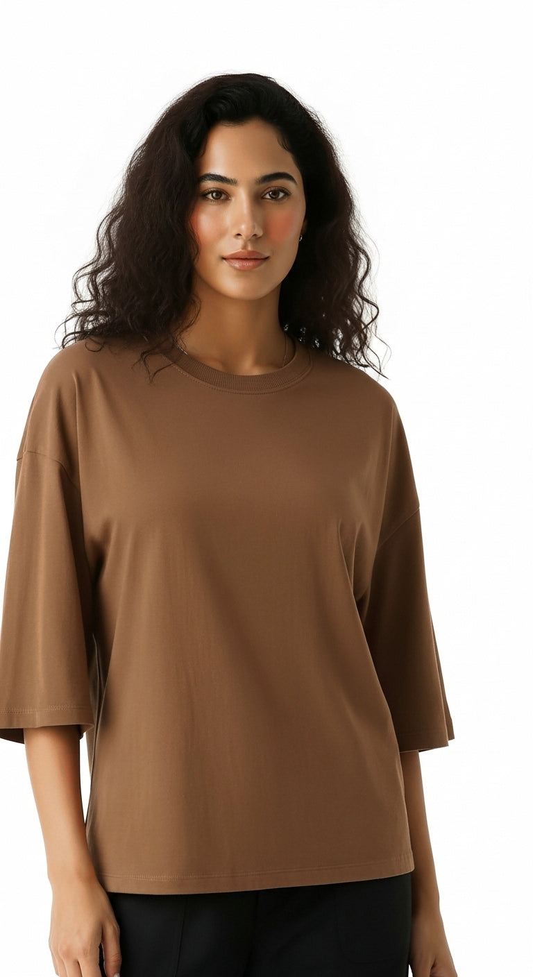 COFFEE BROWN TEE