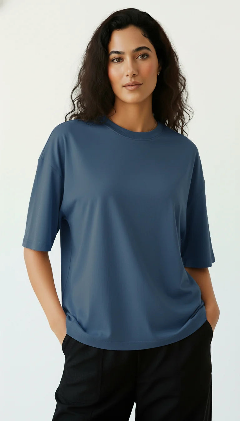 PETROLIUM BLUE TEE