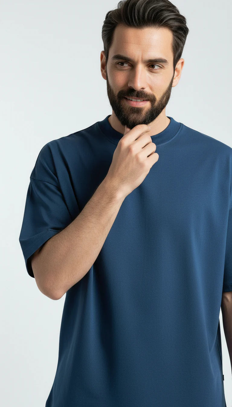 PETROLIUM BLUE TEE