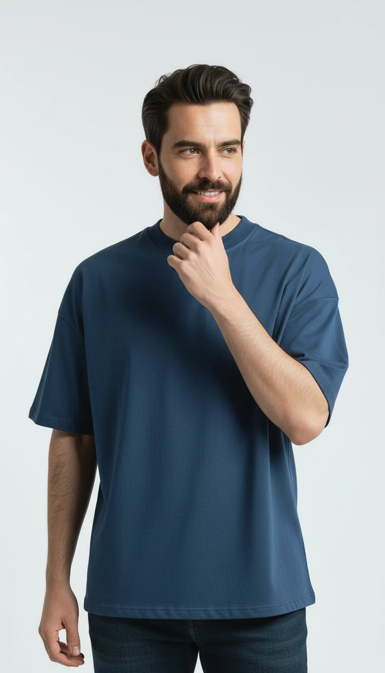 PETROLIUM BLUE TEE