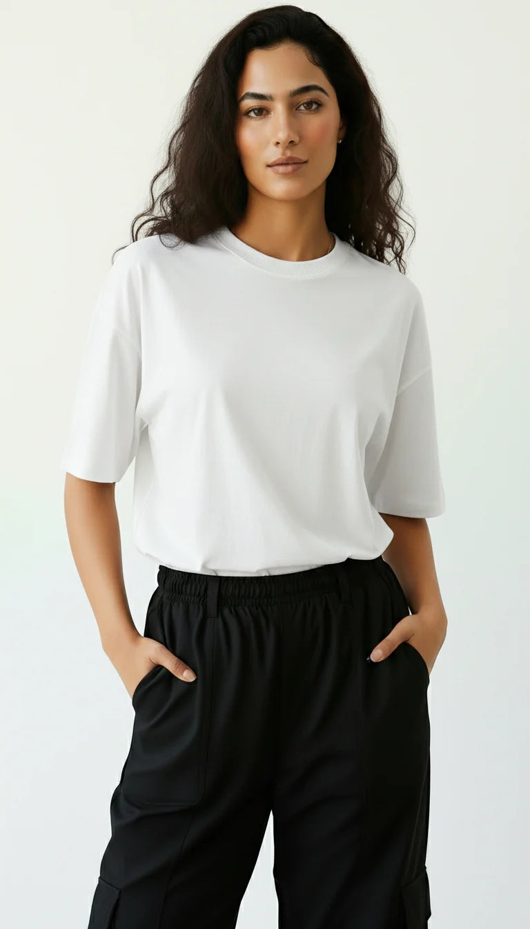 WHITE TEE